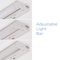 Afx Elena 22-in. LED Undercabinet, White ELNU22WH - alternate 4